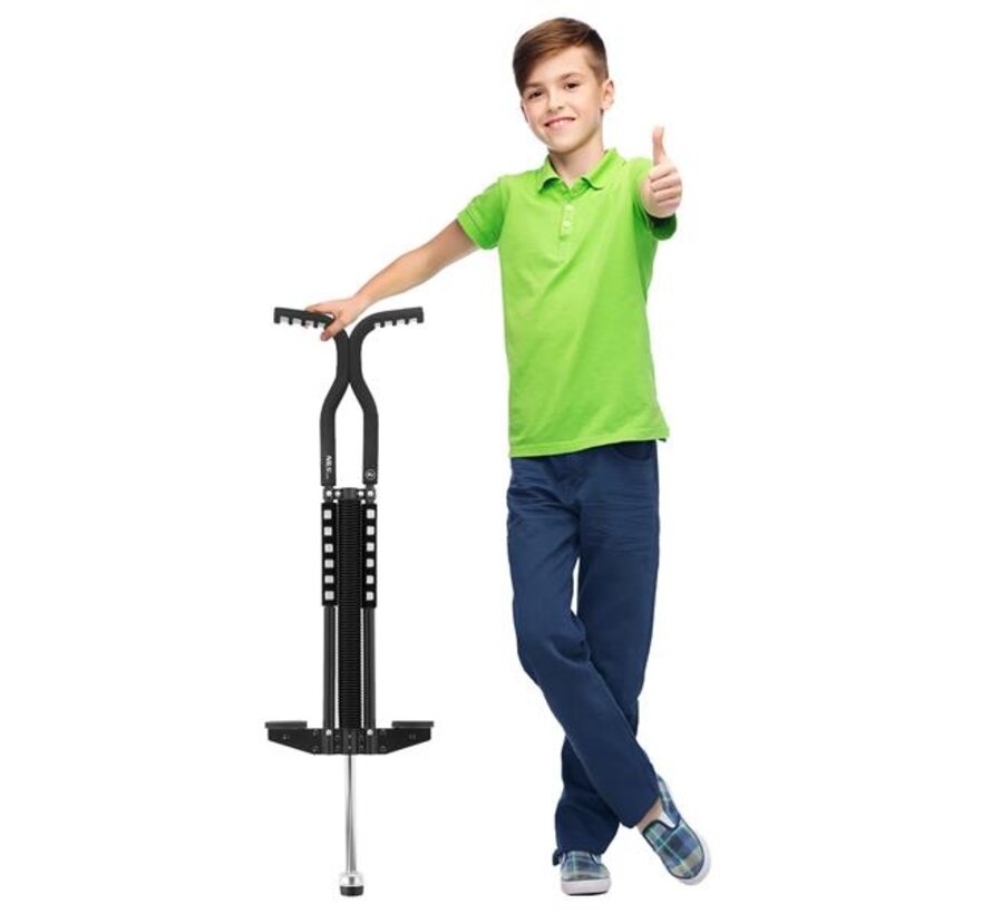 Pogostick Nils Fun NFX5006 Pogostick para niños y adolescentes de 35 a 70 kg con estructura de acero y empuñaduras de espuma