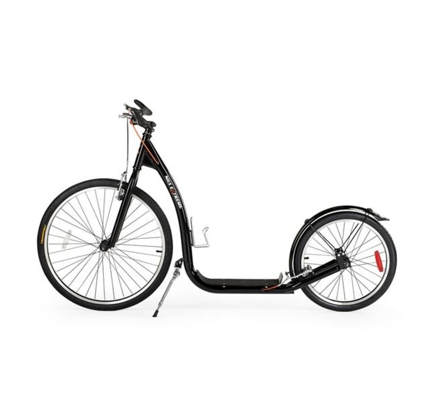 Marchepied tout-terrain robuste noir Nils WHS261 avec grandes roues 26/20"