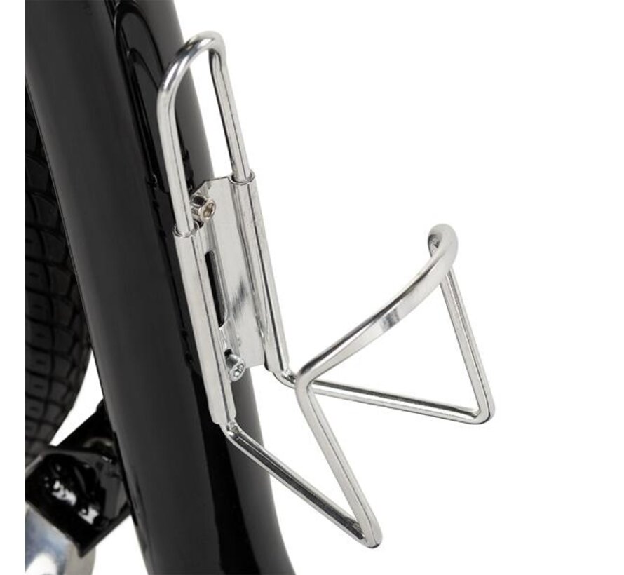 Marchepied tout-terrain robuste noir Nils WHS261 avec grandes roues 26/20"