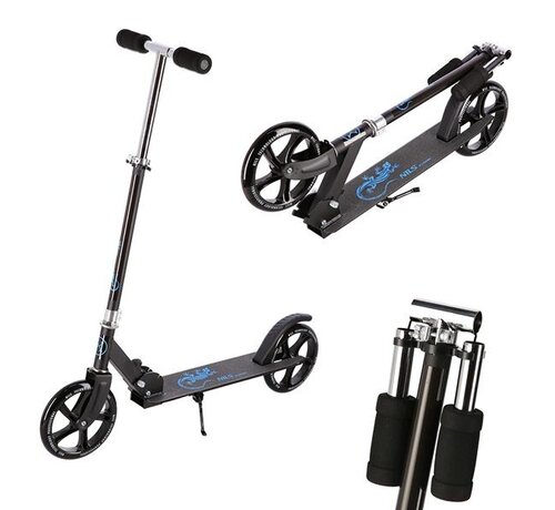 Nils Nils Extreme HM603 Vouwstep Blue 200 mm Wielen, Inklapbaar Aluminium Frame & Verstelbaar Stuur