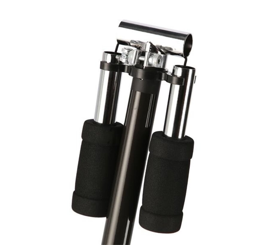 Trottinette pliable Nils Extreme HM603 bleue, roues de 200 mm, cadre en aluminium pliable et guidon réglable