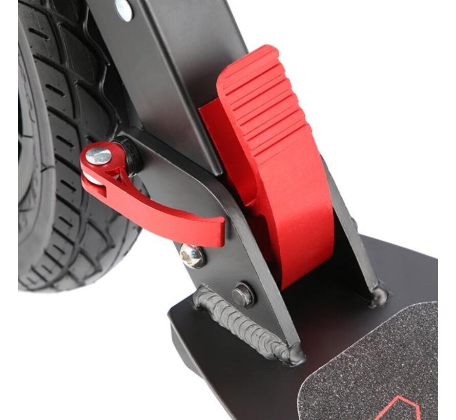 Nils Extreme HC300 Vouwstep Red 300/200 mm Luchtbanden, Inklapbaar Aluminium Frame & Vering