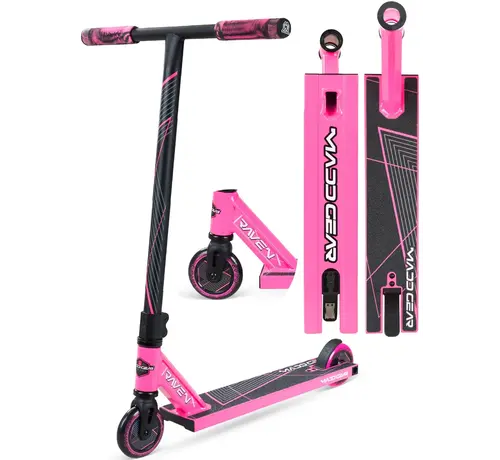 MGP MGP MG1 Stuntstep Pink Lichtgewicht Alu Deck, 100 mm Wielen & ABEC 5 Lagers