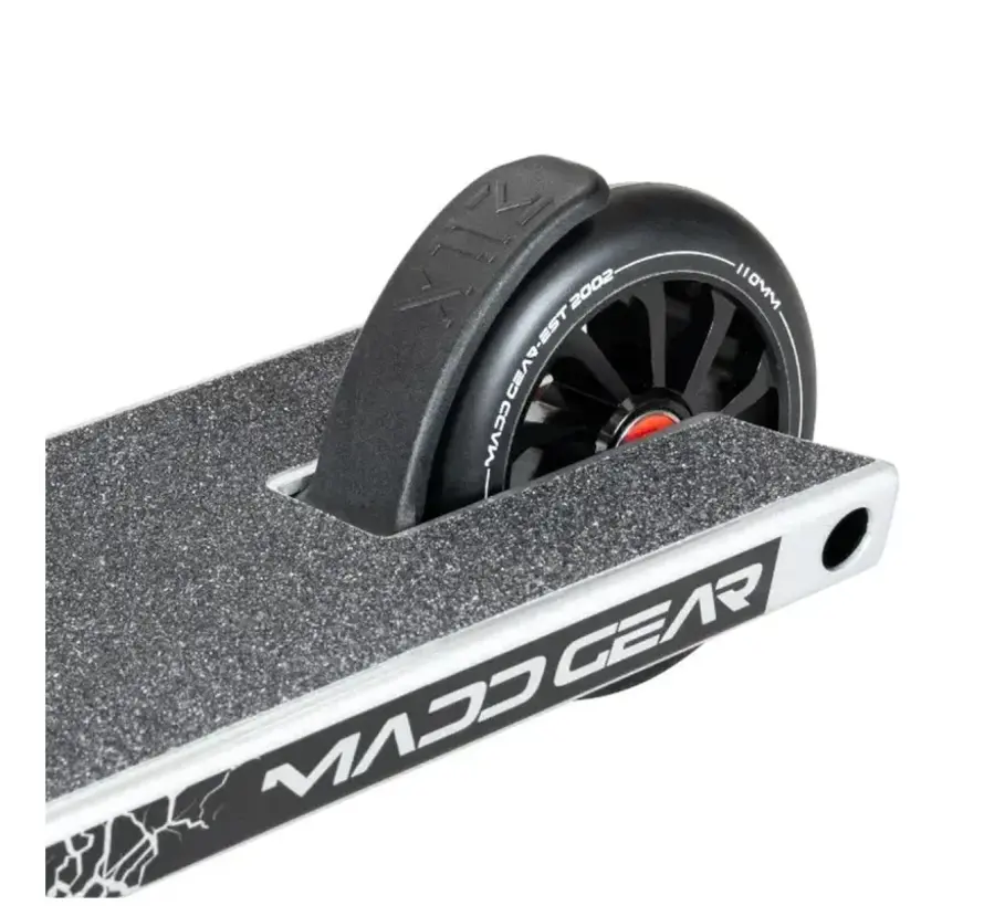 MGP MGO 550 Stuntstep Silver Dust Aluminium Deck 52 cm × 14 cm, 110 mm Wielen & ABEC 11 Lagers