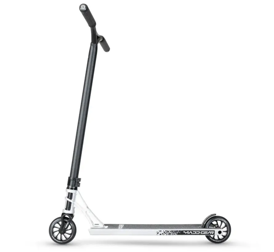 MGP MGX 550 Stuntstep Silver Dust Aluminium Deck 52 x 14 cm, 110 mm Wielen, ABEC 11 Lagers en IHC Compressie