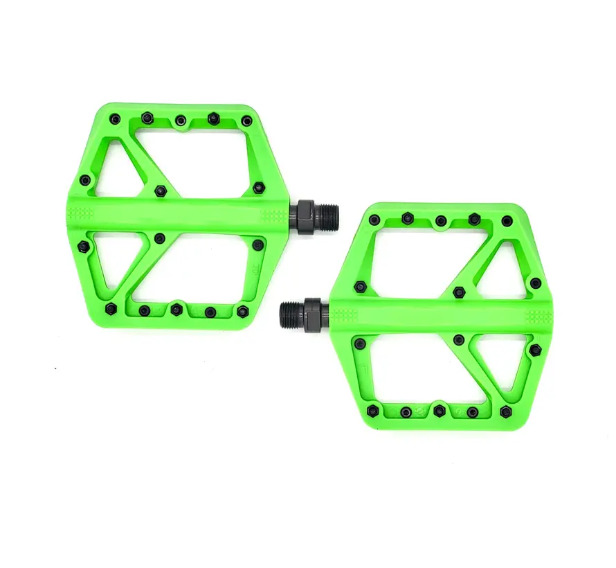 Pédales plates légères en nylon pour BMX, VTT ou monocycle