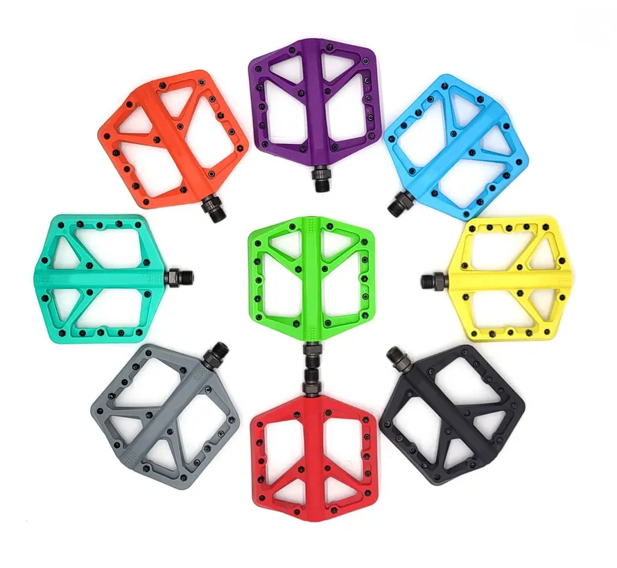 Nylon Lichtgewicht Flat Pedals voor BMX, mountainbike of eenwieler