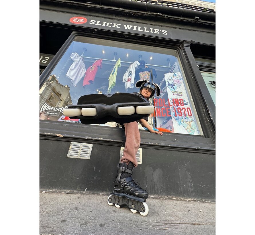 Patins agressifs réglables Anarchy Unity Taille réglable, construction à coque dure et configuration de meulage à 4 roues