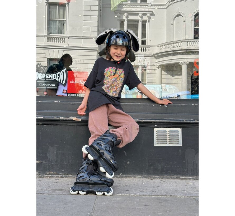 Patins agressifs réglables Anarchy Unity Taille réglable, construction à coque dure et configuration de meulage à 4 roues