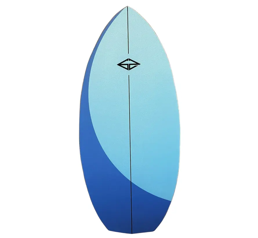 GoZone Tulum Skimboard Ocean  Houten Skimboard met Ocean Print, 9-laags Fineer & Waterbestendige Coating