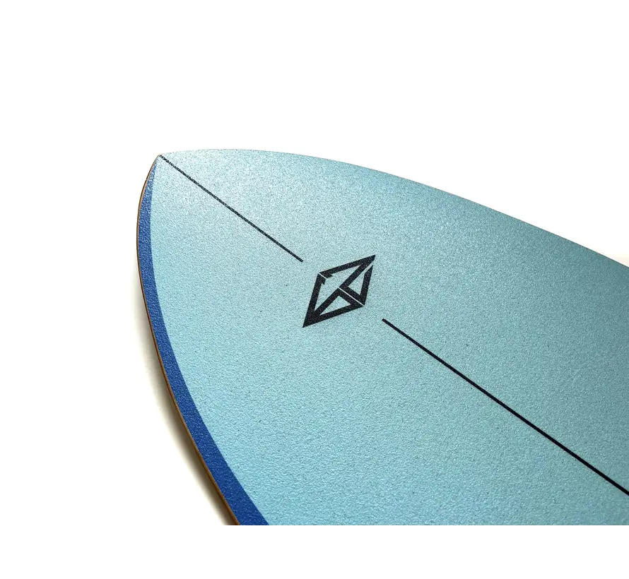 GoZone Tulum Skimboard Ocean  Houten Skimboard met Ocean Print, 9-laags Fineer & Waterbestendige Coating