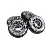 Nils Nils Extreme Black Inline Skate Wheels (Set of 4)