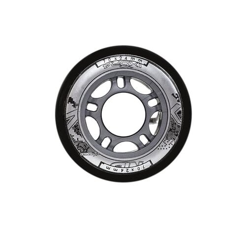 Nils Kółka do rolek Nils Extreme Black Inline Skate (zestaw 4 szt.) | 70 mm, 72 mm lub 76 mm | twardość 82A i wysoki współczynnik odbicia PU
