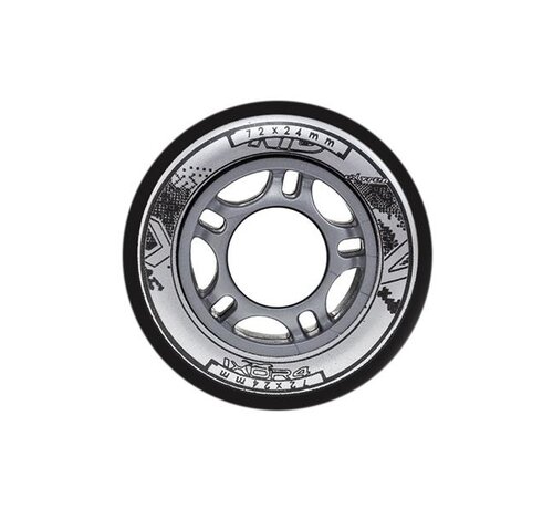 Nils Roues de roller Nils Extreme noires (lot de 4) | 70 mm, 72 mm ou 76 mm | Dureté 82A et PU à rebond élevé