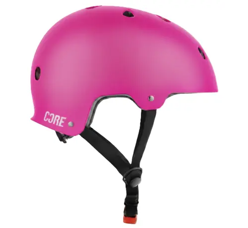 Core Kask Core Action Sport Helmet, różowy, lekki, do jazdy na rolkach i kaskaderstwa, z pianką EPS, otworami wentylacyjnymi i wymienną wyściółką