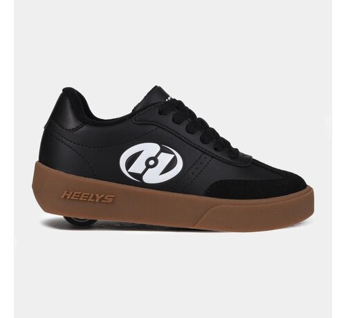 Heelys Heelys Goleeh Black / White / Gum Comfortabele Rolschoenen met, Verwijderbaar Wiel & Rubberen Zool