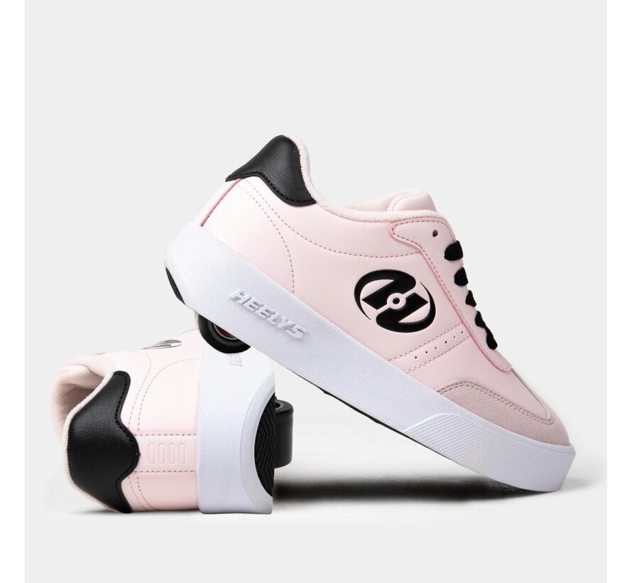 Zapatos con ruedas Heelys Goleeh color rosa/negro con rueda extraíble, suela de goma y soporte cómodo para el tobillo