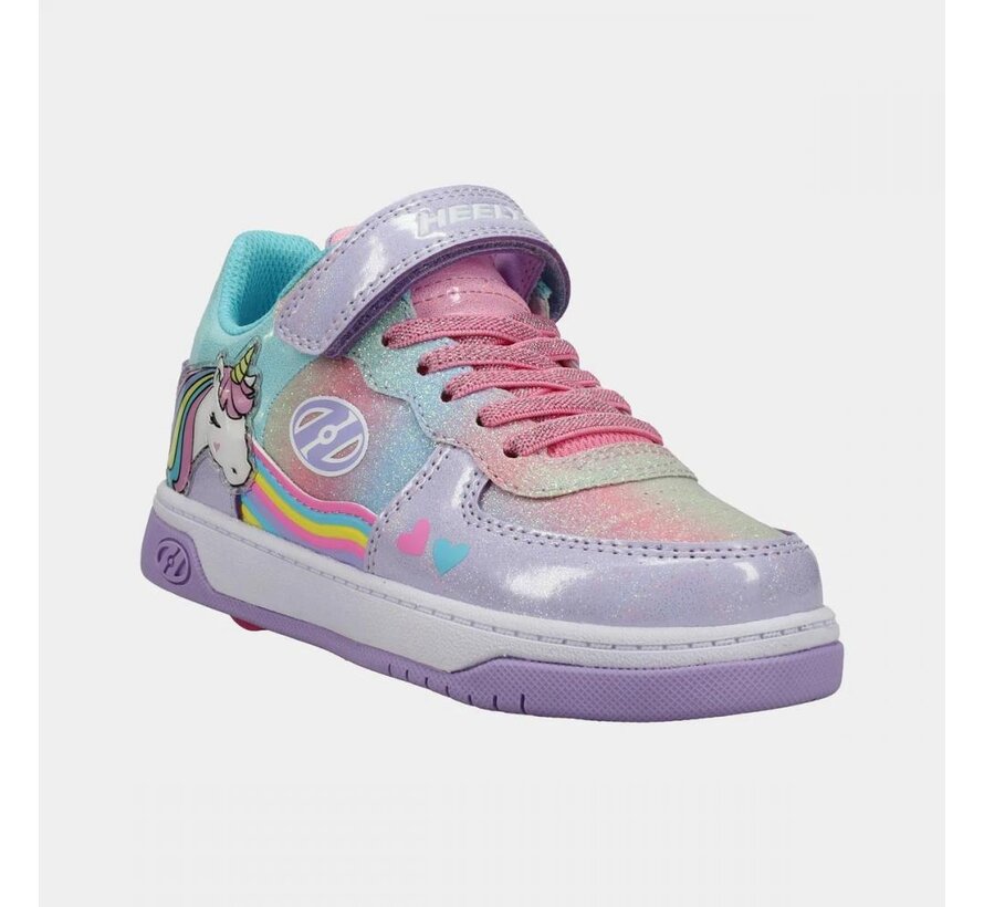 Heelys X2 Rezerve Low Lavender / Blush / Multi | Dubbelwiel Rolschoenen met EVA-Demping, ABEC 5 Lagers & Verwijderbare Wielen