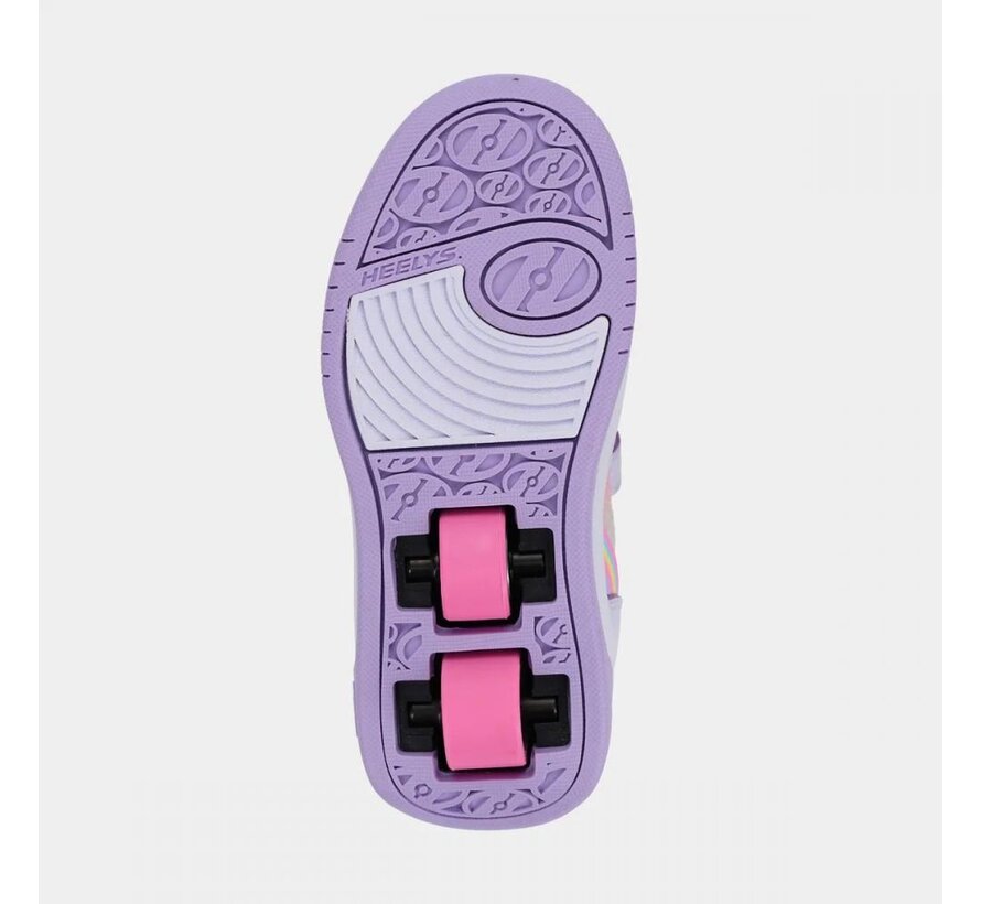 Heelys X2 Rezerve Low Lavender / Blush / Multi | Dubbelwiel Rolschoenen met EVA-Demping, ABEC 5 Lagers & Verwijderbare Wielen