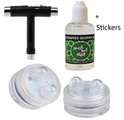 Streetsurfshop Ready-to-Ride-Paket Longboard mit Aufklebern