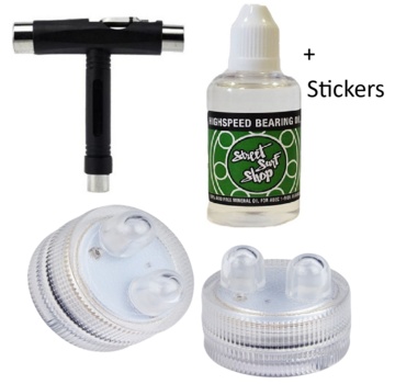 Streetsurfshop Longboard Ready To Ride Pack avec autocollants