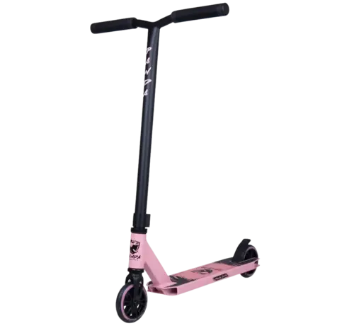 Panda Panda Initio v2 Stuntstep Roze Sterk Instapmodel met 100 mm Wielen, Stalen Bar & Lichtgewicht Aluminium Deck