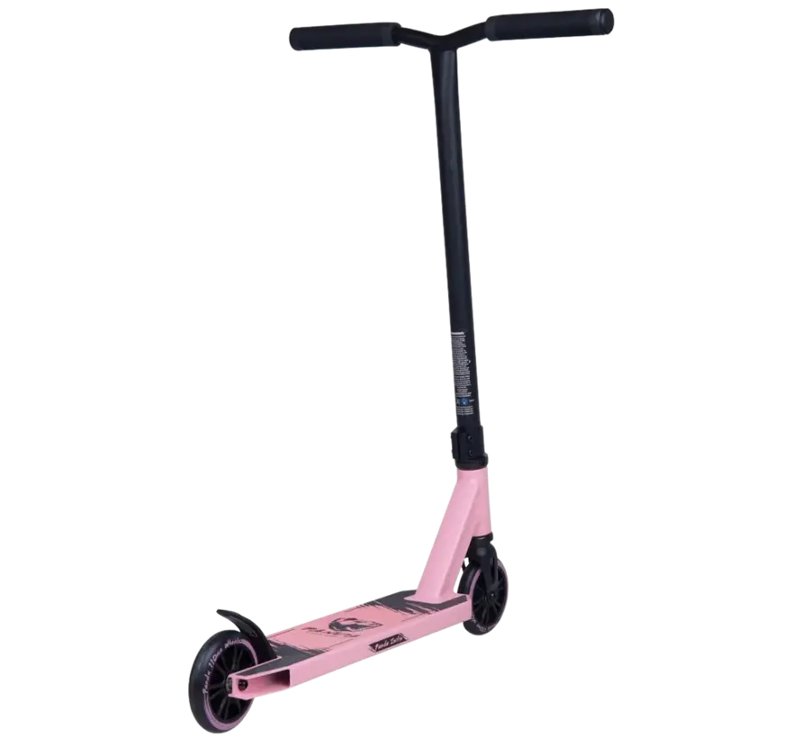 Panda Initio v2 Stunt Scooter Pink Strong Entry-Level Model with 100mm Wheels, Steel Bar & Lightweight Aluminum Deck