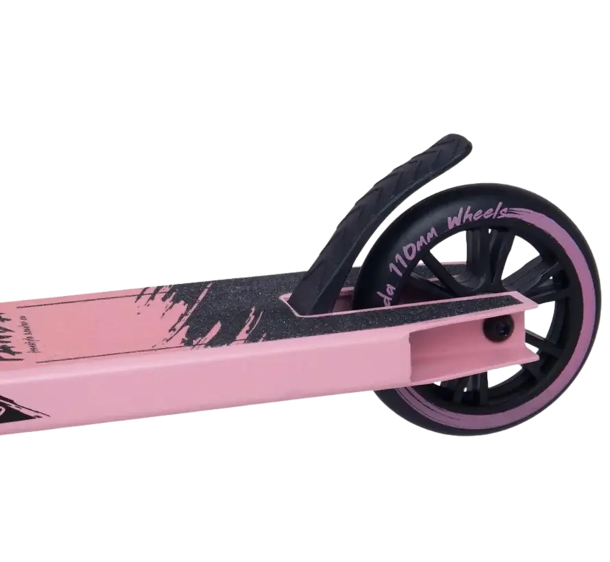 Panda Initio v2 Stuntstep Roze Sterk Instapmodel met 100 mm Wielen, Stalen Bar & Lichtgewicht Aluminium Deck