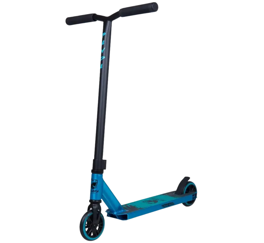 Panda Initio v2 Stuntstep Teal Licht en Stevig Beginnersmodel met 100 mm Wielen, Stalen T-Bar & Betrouwbare IHC Compressie