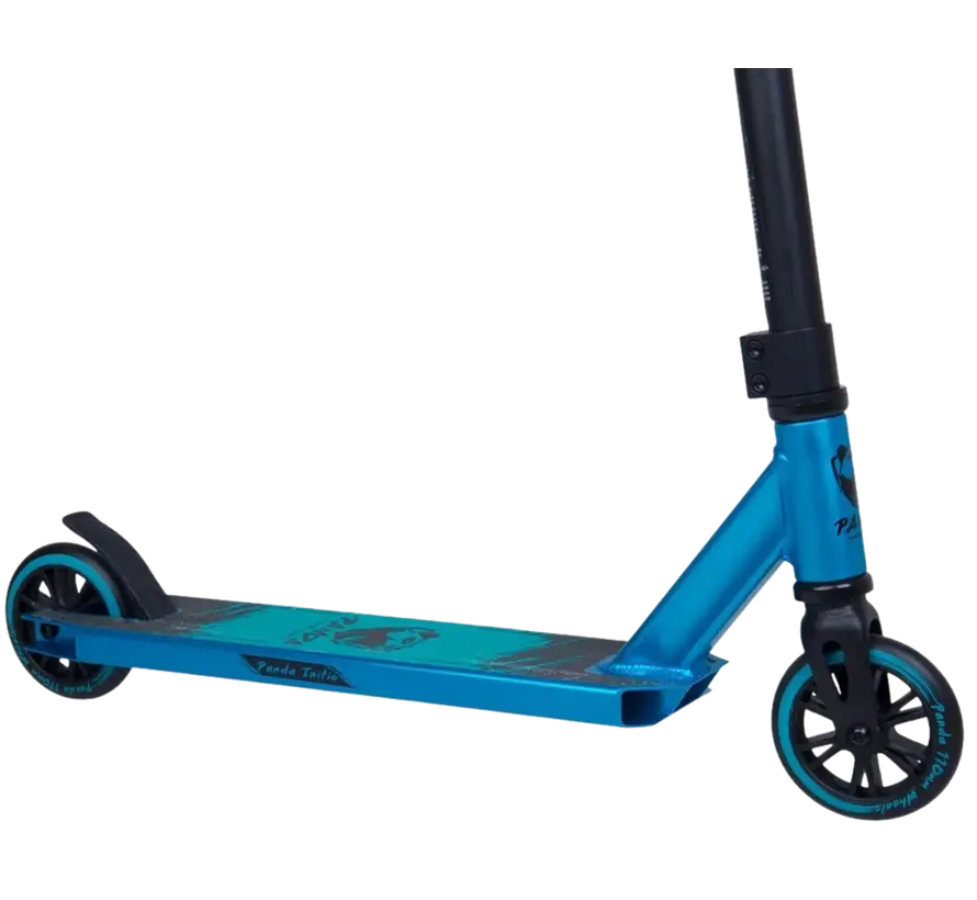 Panda Initio v2 Stunt Scooter Teal Light and Sturdy Entry-Level Model with 100mm Wheels, Steel T-Bar & Reliable IHC Compression