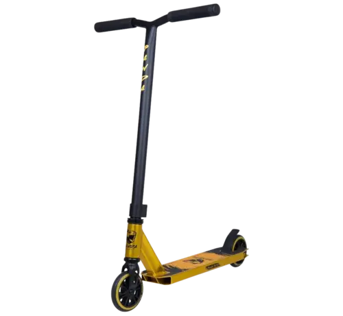 Panda Panda Initio v2 Stunt-Scooter Gold Deck – Leichter Anfänger-Scooter mit 110-mm-Rädern, Stahllenker und IHC-Kompressionsdämpfer