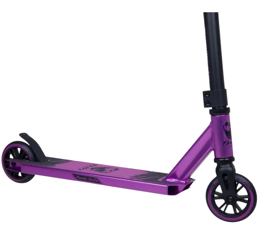Panda Initio v2 Stunt-Scooter Lila – Robuster und leichter Anfänger-Scooter mit 110-mm-Rädern, Stahllenker und Aluminiumdeck
