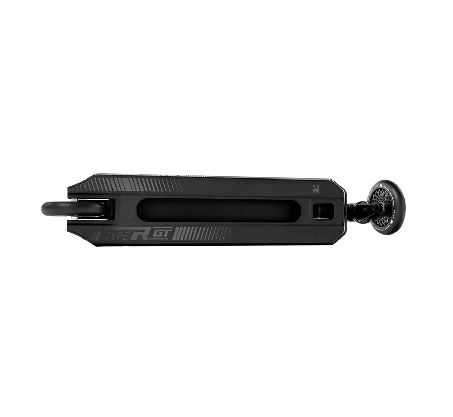 Root Type R GT Stunt Scooter Black Professional Freestyle Scooter with 120mm Honeycore Wheels, Aluminum Deck & IHC Compression