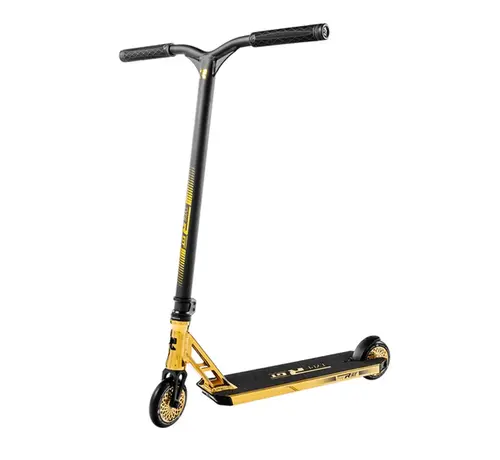 Root Industries Hulajnoga wyczynowa Root Type R GT Stunt Scooter Gold High-End Freestyle Scooter z kołami Honeycore o średnicy 120 mm, aluminiowym podwoziem i systemem kompresji IHC