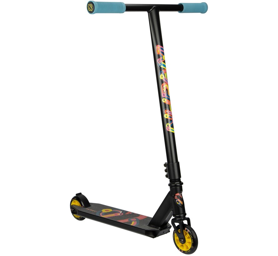 Trottinette freestyle Nijdam Neon Feelin' Stuntstep – Trottinette freestyle robuste en aluminium pour débutants et jeunes riders - Copie