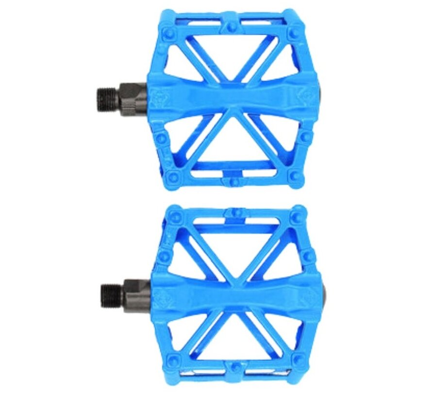 Aluminium Fiets Pedalen in diverse kleuren met grip punten