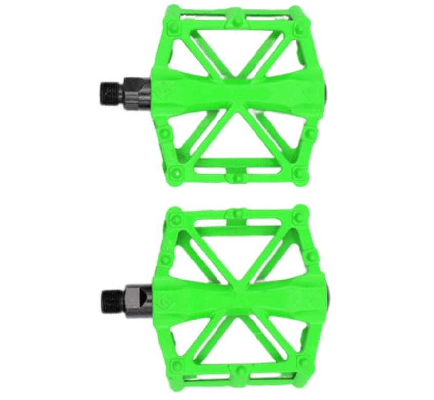 Aluminium Fiets Pedalen in diverse kleuren met grip punten