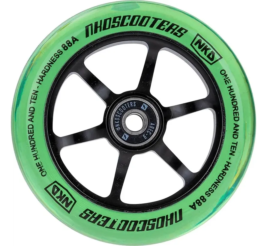 NKD Rally 110mm ALU Green / Black