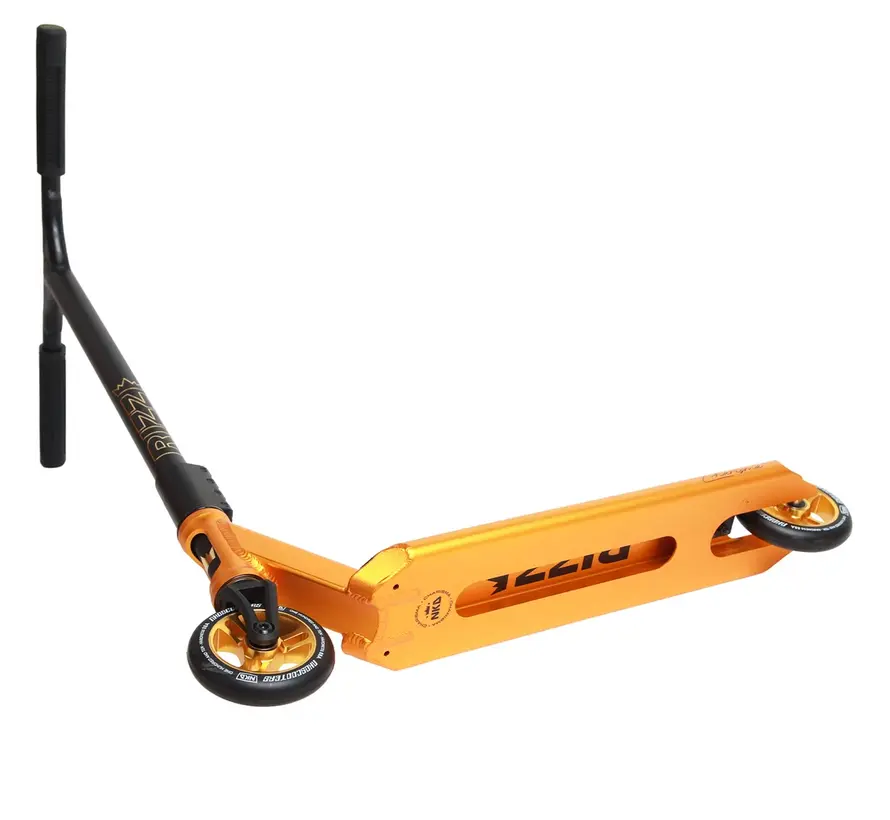 NKD Rizz Stunt-Scooter – Leicht, robust und komplett für Anfänger und Fortgeschrittene – 110-mm-Räder und Deck aus 6061-T6-Aluminium