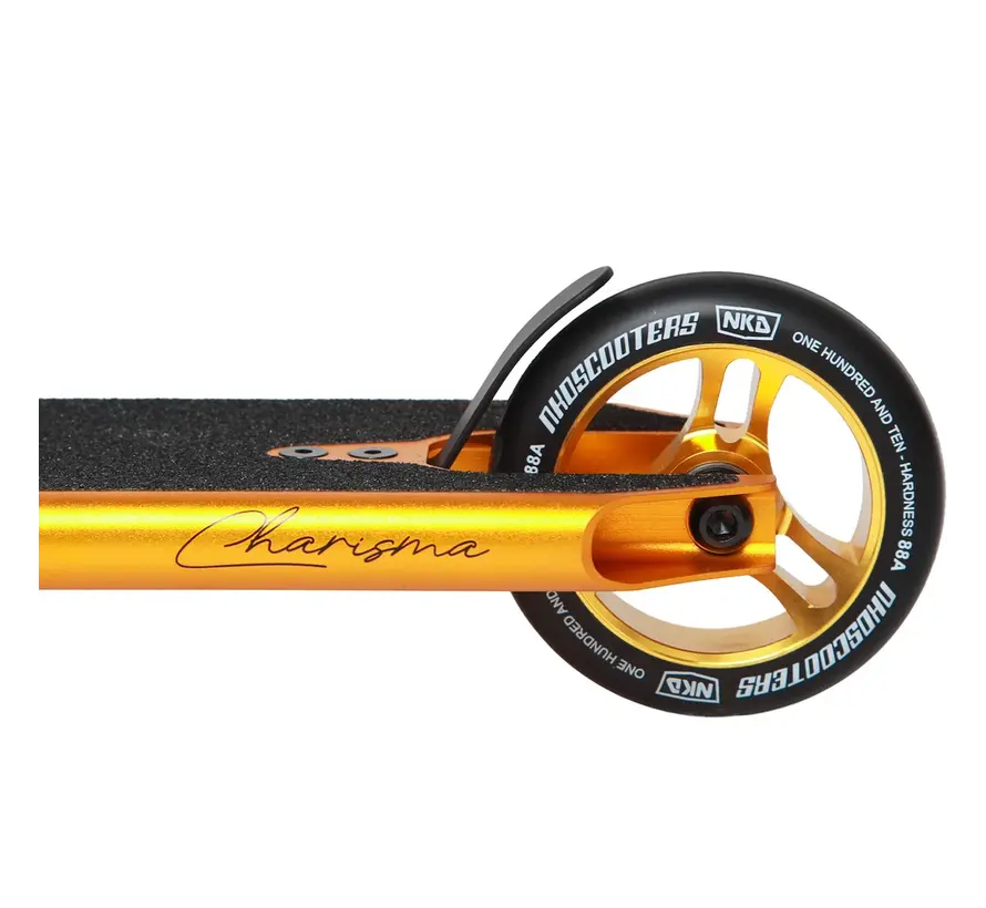 Trottinette freestyle NKD Rizz – Légère, robuste et complète pour débutants et riders confirmés – Roues de 110 mm et plateau en aluminium 6061-T6