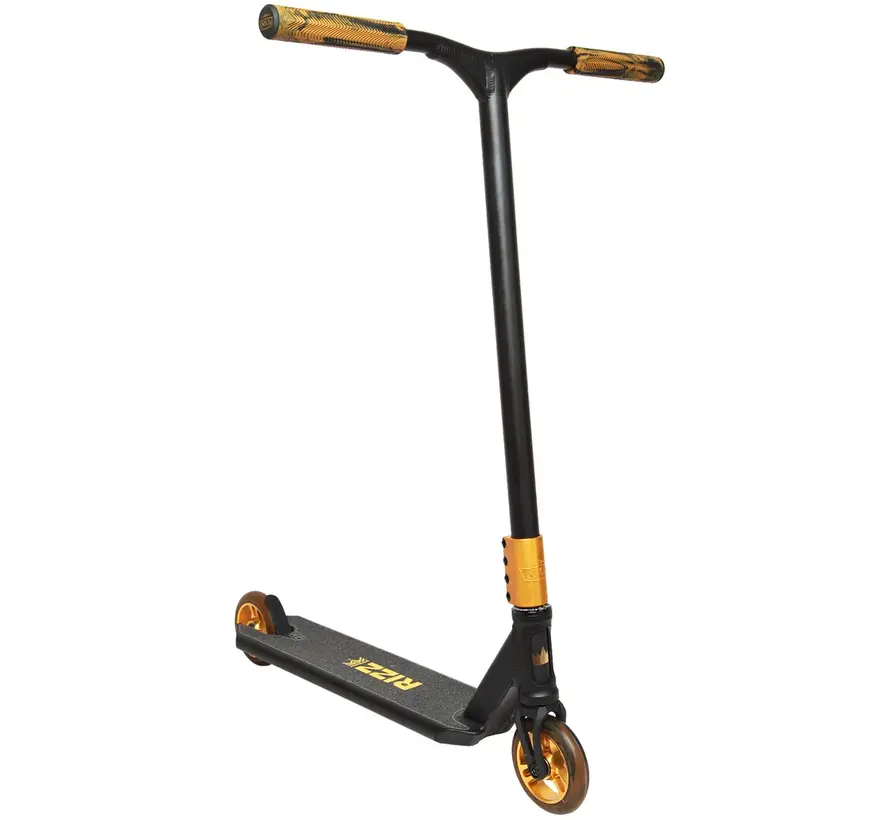 NKD Rizz Stunt-Scooter – Leicht, robust und komplett für Anfänger und Fortgeschrittene – 110-mm-Räder und Deck aus 6061-T6-Aluminium