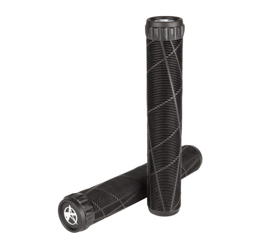 Addict OG Grips Manopole morbide nere per monopattino stunt con presa extra, comfort e estremità della barra per il freestyle riding