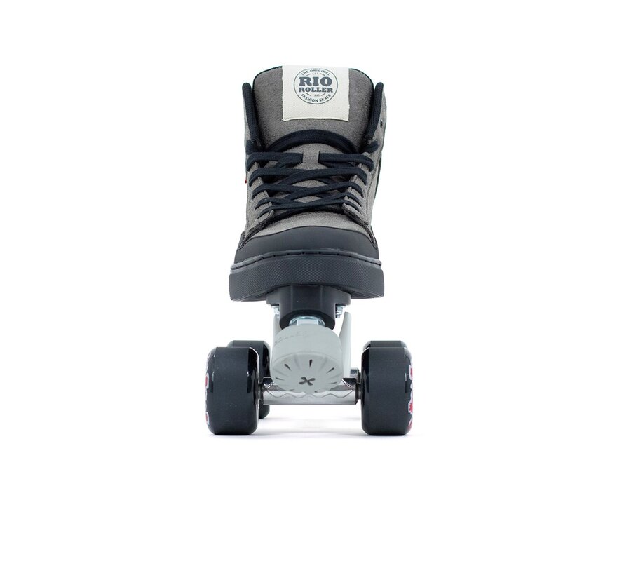 Patins à roulettes quad Rio Roller Ramp Skate pour enfants, gris, classiques, pour enfants et débutants