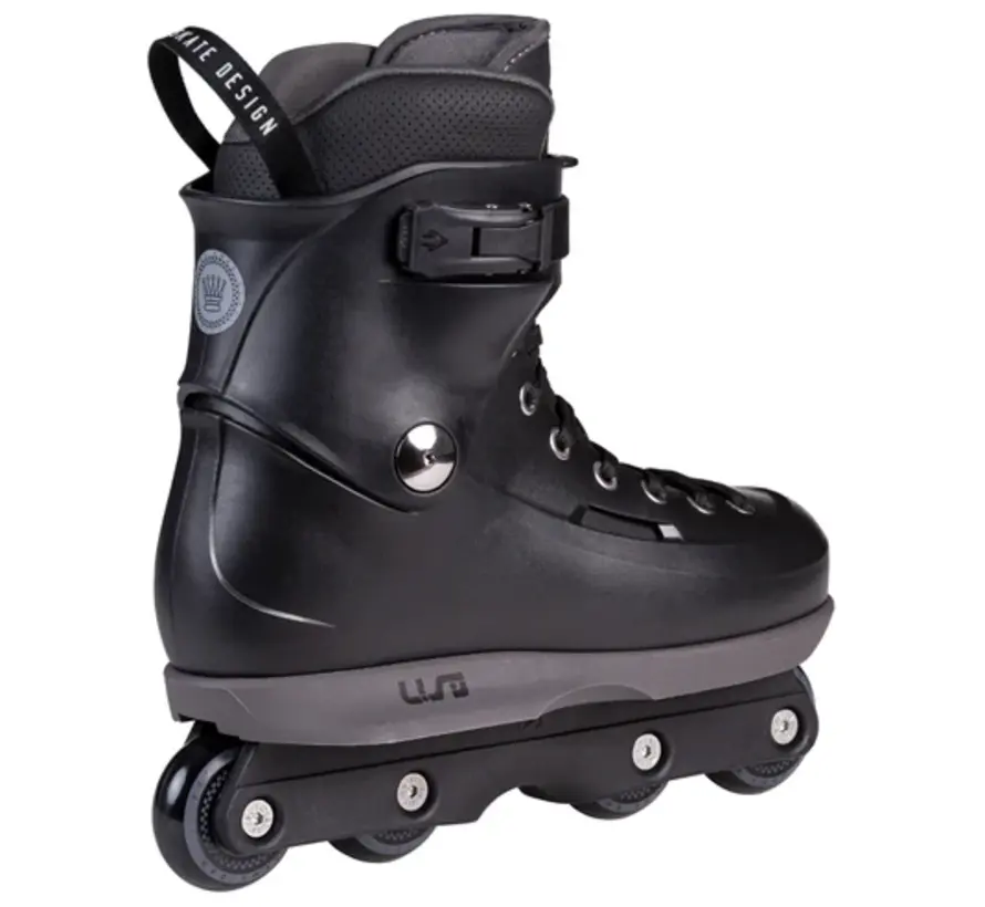 Pattini in linea aggressivi USD Sway Chess Black ad alte prestazioni per strada e skatepark