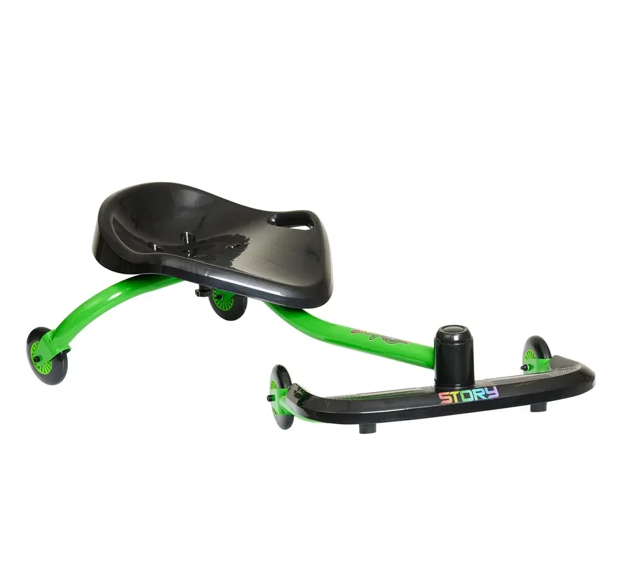 Story Swing Roller Shuffle Car Self-Moving Driving Play Vehicle by Steering Movement