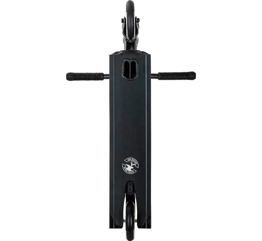 NKD Rally Black / Gold V2 79 cm - Premium Stuntstep met 110 mm Wielen & HIC-compressie