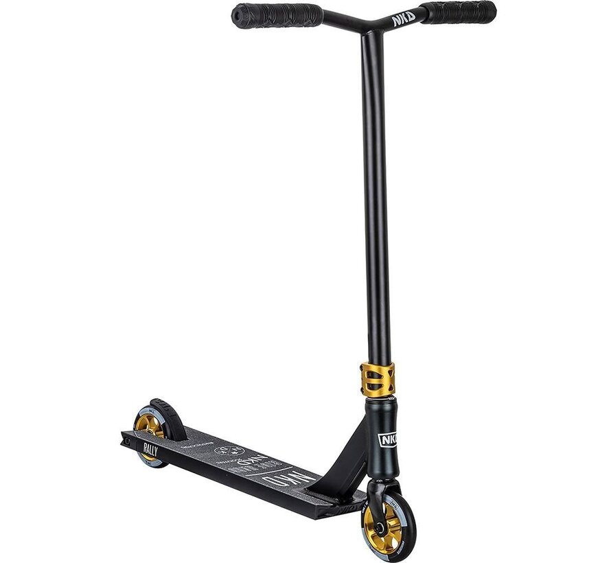 NKD Rally V4 stunt scooter Black - Gold 83cm