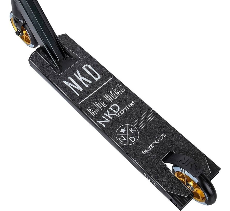 Monopattino stunt NKD Rally V4 Nero - Oro 83cm