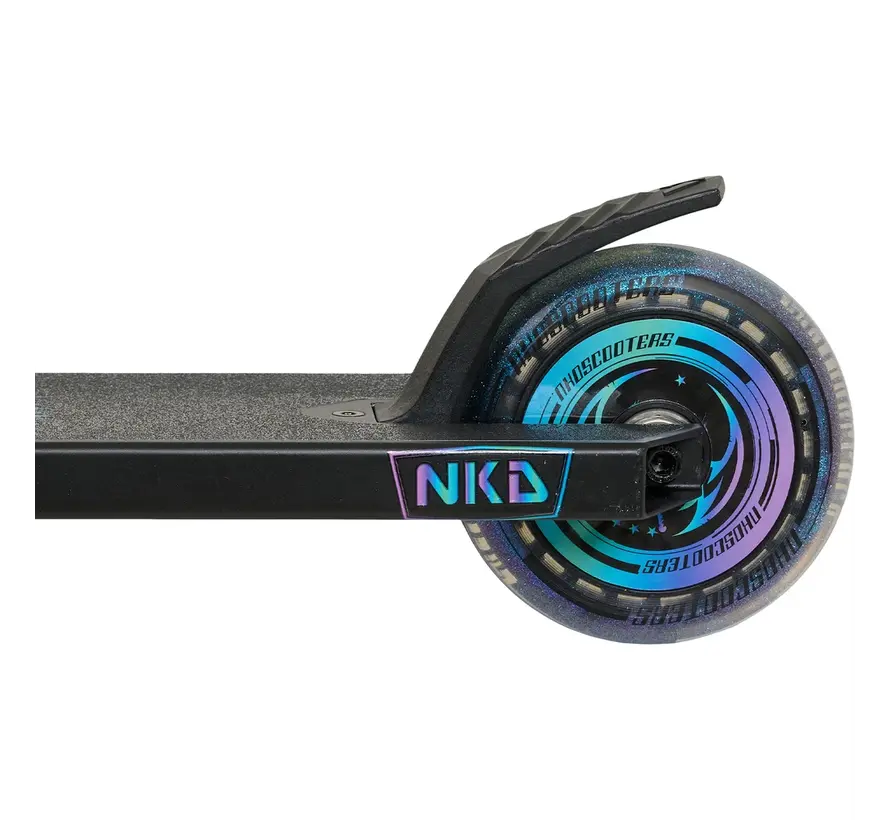 NKD Ripper Stuntstep Black / Blue Stuntstep met Opvallend Design en Stabiele Basis