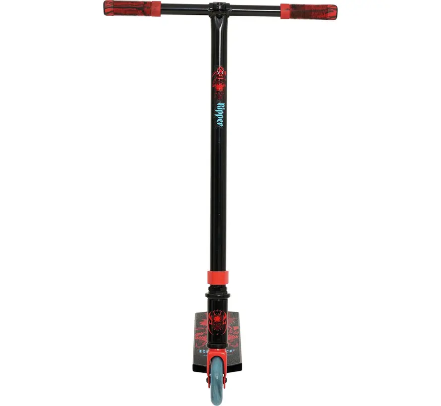 NKD Ripper Stunt Scooter Black / Red Stunt Scooter with a Striking Design and Stable Base